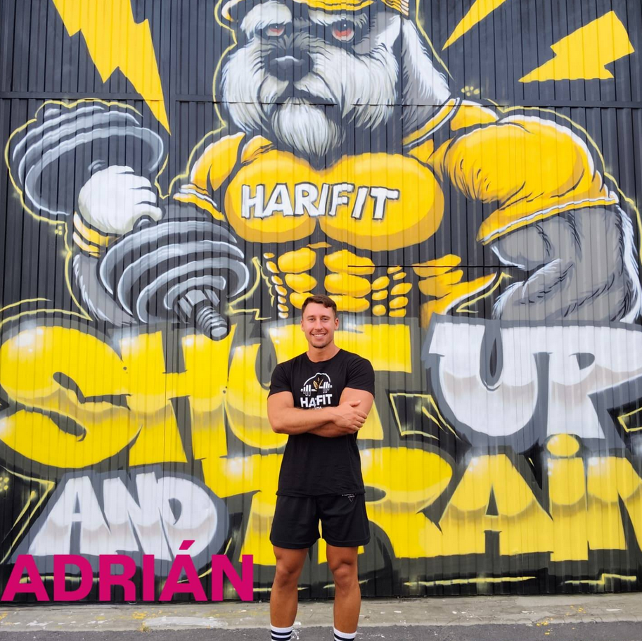 Adrián, entrenador de Harifit